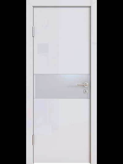 Серая глянцевая дверь  GL1