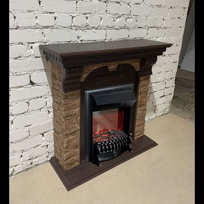 Электрокамин Дублин AO M4 с очагом Fobos