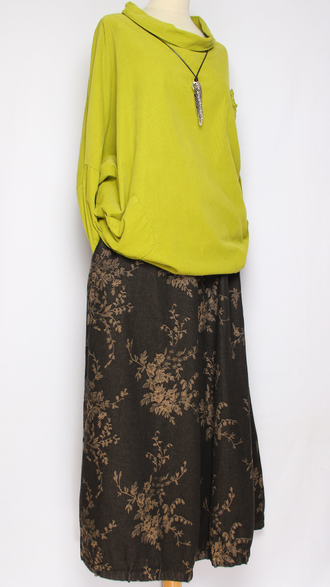 Рубашка "Вельвет хомут роза"лайм до р.56