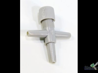 Краник тройник для аэрации, пластмасовый