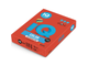 Бумага цветная IQ COLOR (А4,80г,CO44-кораллово-красный) пачка 500л.