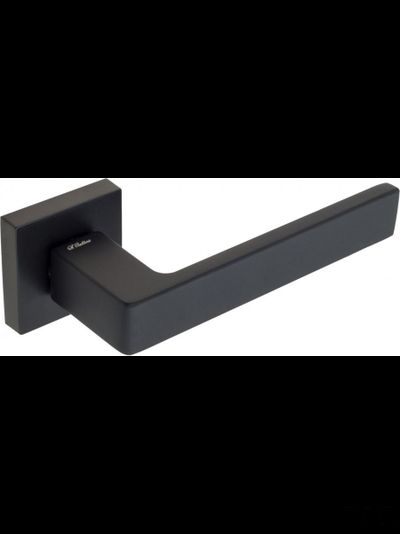 Дверная ручка на квадратном основании Fratelli Cattini &quot;BOOM&quot; 8-NM матовый черный