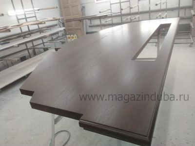 Столешница - подоконник из массива дуба №4