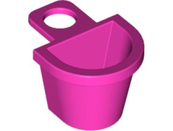 Minifigure Container D-Basket, Dark Pink (4523 / 4216548 / 4217011 / 6035584 / 6269008)