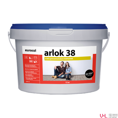 Водно-дисперсионный клей для ПВХ покрытий Arlok 38