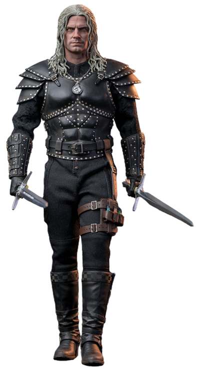 Ведьмак Геральт (Генри Кавилл, "The Witcher" Netflix) - КОЛЛЕКЦИОННАЯ ФИГУРКА 1/6 white wolf (SST048) - Soosoo toys