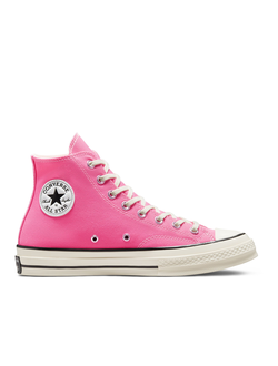 Кеды Converse Chuck Taylor 70 Seasonal Colour Pink розовые высокие заказать оригинал в Москве