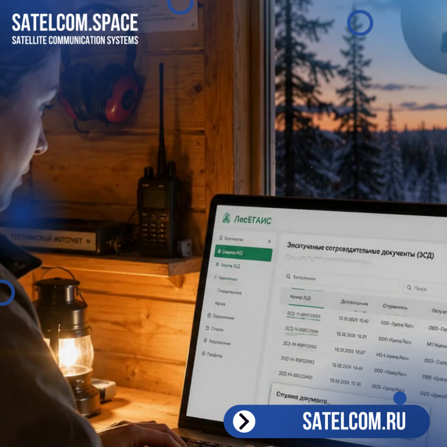Задачи бизнеса: за что на объекте отвечает VSAT