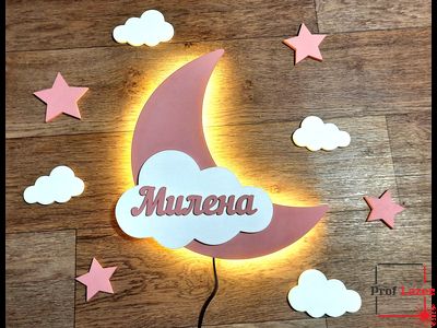 Ночник moon в детскую Луна
