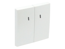 Клавиша для 2-кл выключателя с подсветкой, лед, Logus 90 - Efapel 90615 TGE