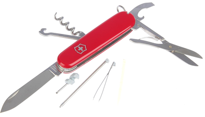 VICTORINOX Compact 1.3405, 91 мм, 15 функций, красный