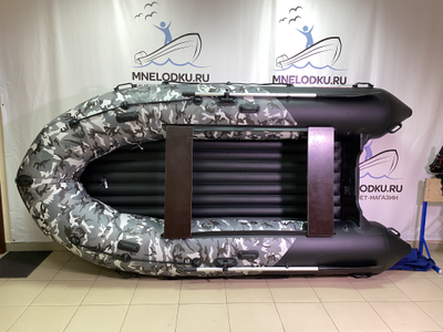 Моторная лодка Хантер 380 ПРО КМФ НДНД - MNELODKU.RU