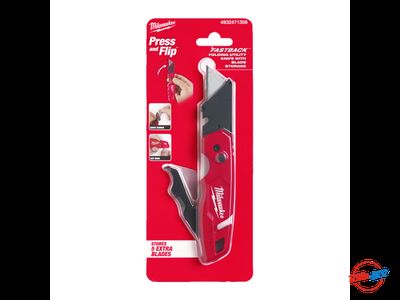 Нож выкидной многофункциональный с хранением лезвия Milwaukee FASTBACK 4932471358