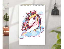 Перекидной календарь Единорог №24