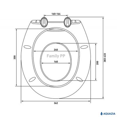 Сидение для унитаза Family PP