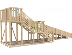 Зимняя горка "IgraGrad Snow Fox", скат 8 м, без окраски фото