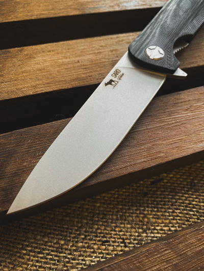 Складной нож ЧИЖ-DOUBLE рукоять G10, цвет черный