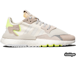 ADIDAS NITE JOGGER WHITE/YELLOW (36-40)