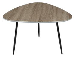 Стол журнальный WOOD62 #4 дуб серо-коричневый винтажный M-city