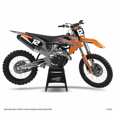 Наклейки на мотоцикл KTM 125-450 SX, SXF 2019-2022, EXC 2020-2023/GR8 #7245