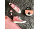 Летние практичные Кеды Converse Comme des Garcons Play розовые высокие 168301C