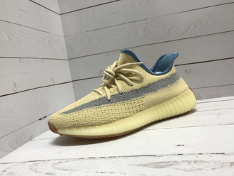 ADIDAS YEEZY BOOST 350 желто-серые женские