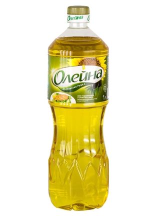 Масло подсолнечное+оливковое Олейна п/б 1л (НЕ БОЛЕЕ 1ШТ)