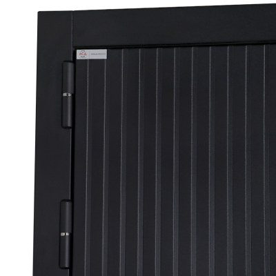 Стальная дверь   Silver с зеркалом. Заказная модель.