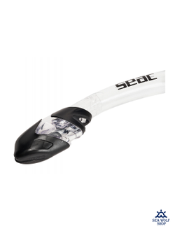 Трубка для дайвинга Seac Sub Tribe Dry Clear/black сухая