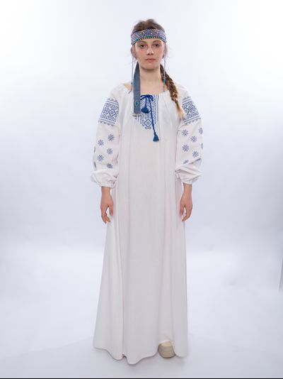 Платье-рубашка "Купальские Узоры"