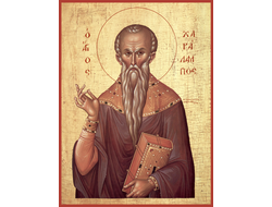 Харлампий, епископ Магнезийский, Священномученик. Рукописная православная икона.