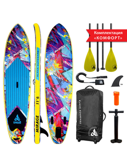 Надувная SUP-доска Сапборд (SUP board) Alpha Supboard MIRAGE-11 COMFORT