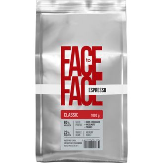 Кофе в зернах Face to Face &quot;CLASSIC&quot;, 1000 г 80/20