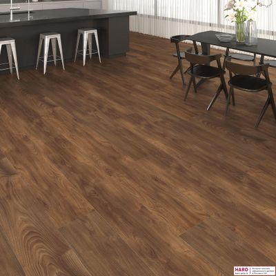 Ламинат Haro Tritty 200 Gran Via Aqua Орех Варио 544808 33 класс толщина 8 мм с фаской 2.68 м2