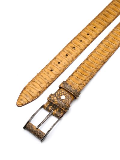 Ремень мужской 38 мм PY-j-0008 из змеиной кожи