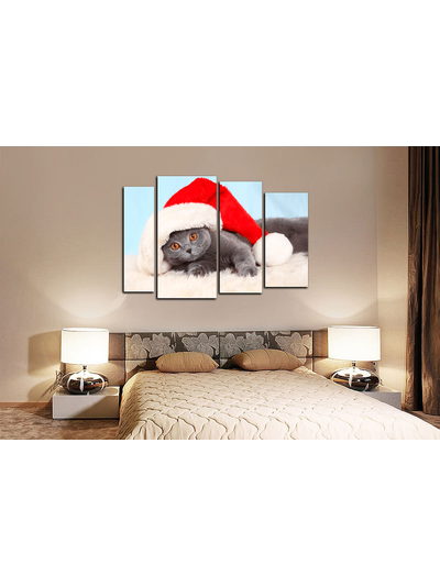 Модульная картина "Милый котик"