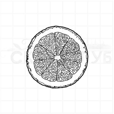 Штамп апельсин