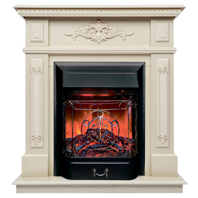 Lilian DN/WT с электроочагом  Majestic Lux Black RC