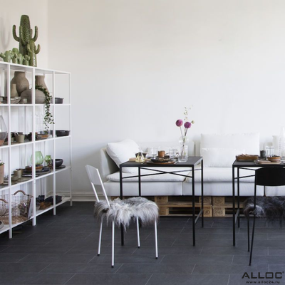 Ламинат Alloc Grand Avenue Stone Роут 66 в интерьере