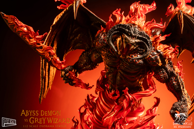 Балрог ("Властелин Колец", Lord of the Rings) - Коллекционная статуя 1/12 SCALE Abyss Demon Diorama (DYM202401C) - Hell Cat