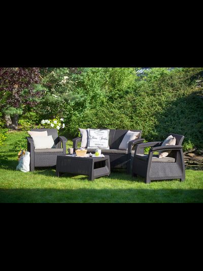 Комплект мебели Корфу сет графит