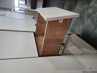 Ева шкаф 2-х створчатый Крафт табачный/Кашемир