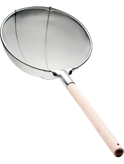 Сито 350 мм (крупная сетка 6 мм) с деревянной ручкой [DT-Y1801-35]