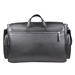 Кожаная мужская сумка Toara black (арт. 5058-61)