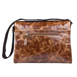 Кожаная сумка через плечо Albano Premium cognac (арт. 
5006-53)