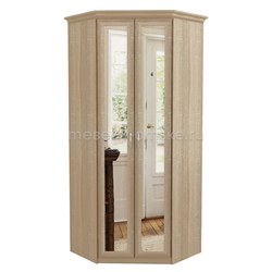 ШМ163 Шкаф Фиери угловой с зеркалом. Размер: 900*2240*900