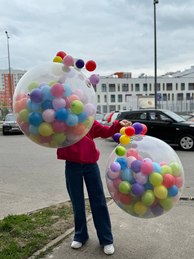 Шар-Сюрприз (Прозрачный)