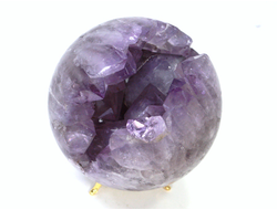 Шар Аметист, жеода, Бразилия (116 мм, 2025 г) №18435