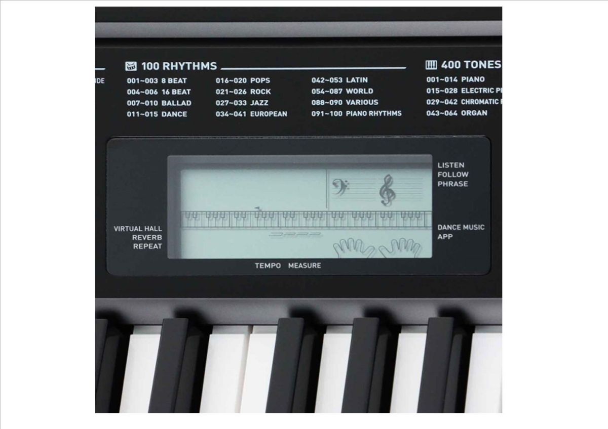 Фото дисплея на CASIO CTK-3500