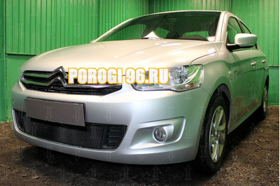 Защита радиатора Citroen C-Elysee 2013- black